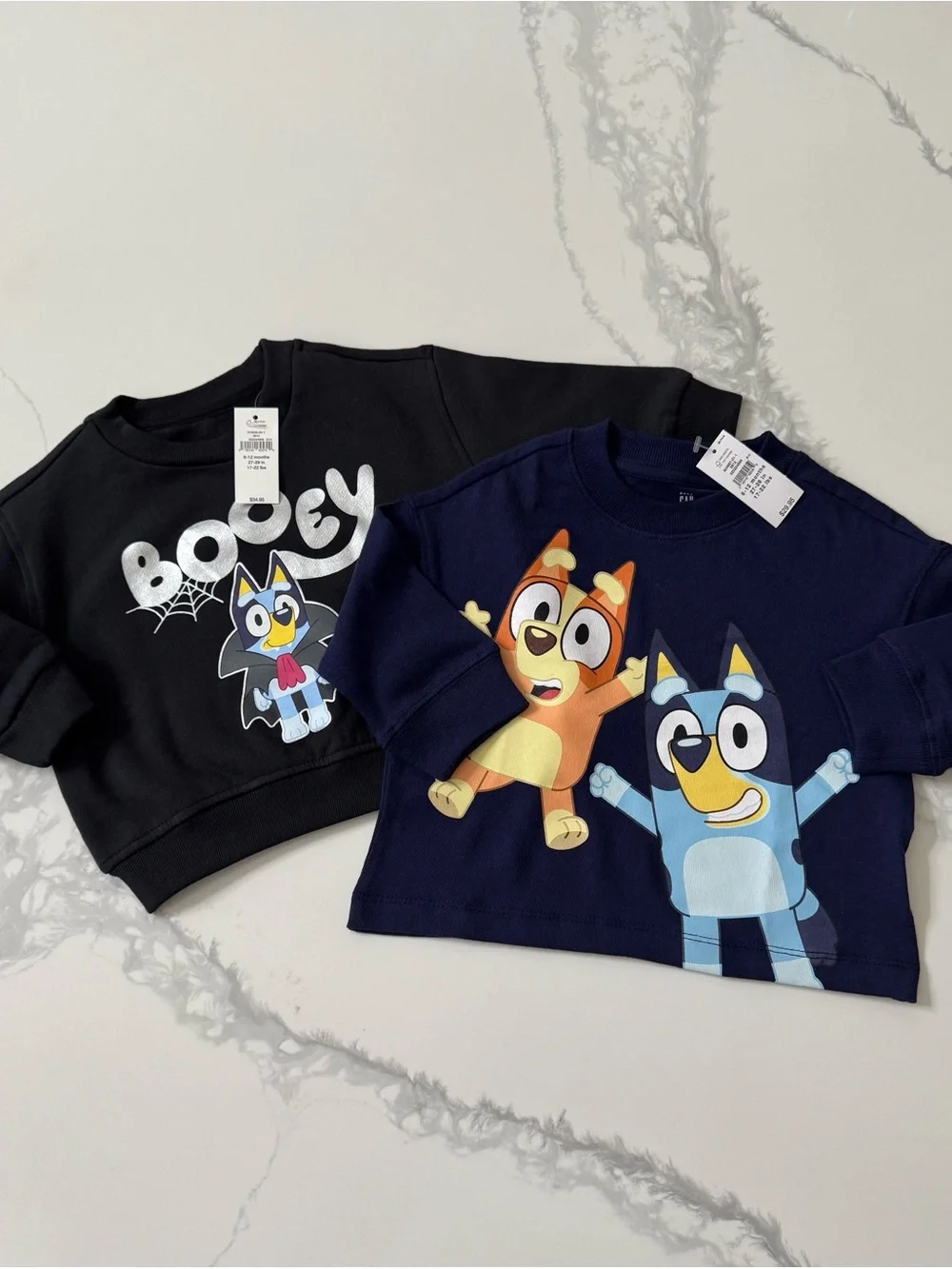 Baby GAP Bluey Sweatshirt and T-Shirt Bundle 6-12M